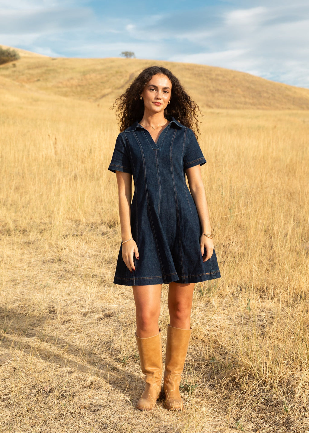 Denim Dress // Dark Denim