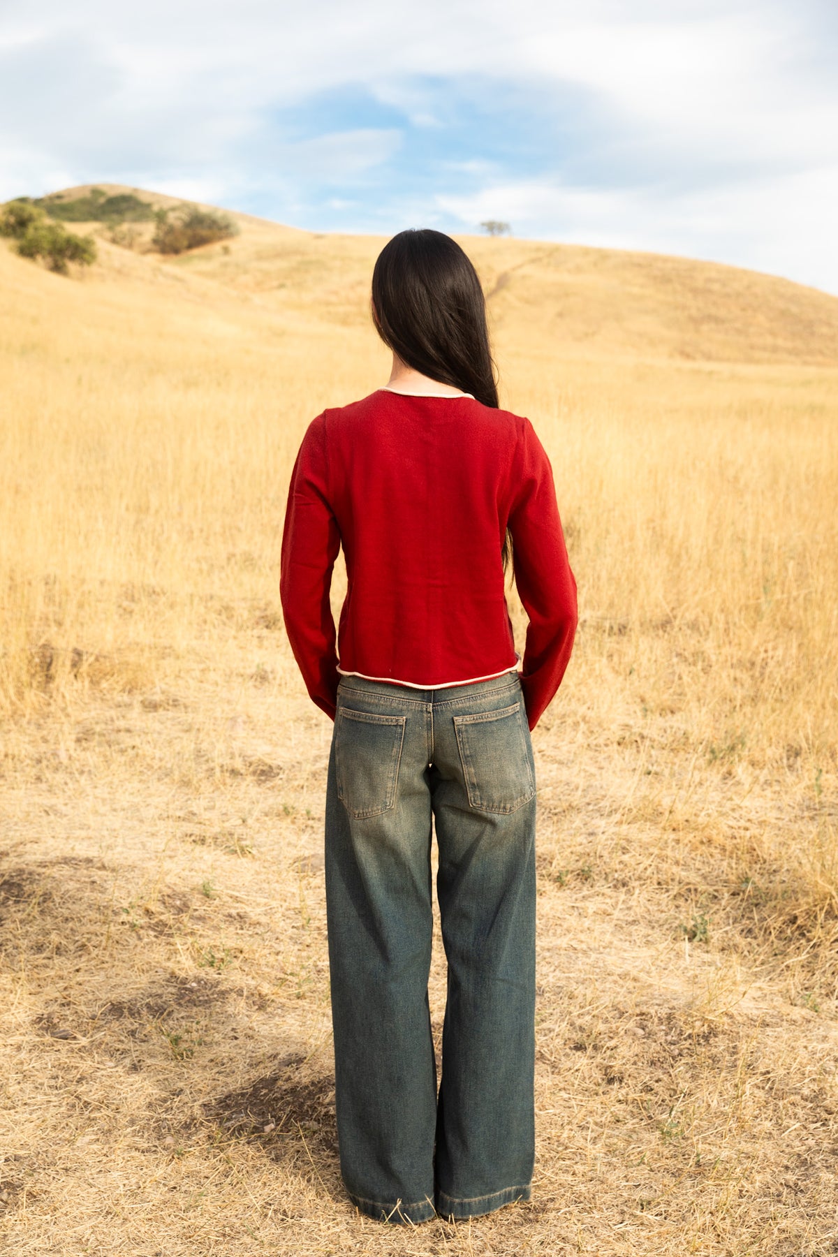 Jolie Cardigan // Red