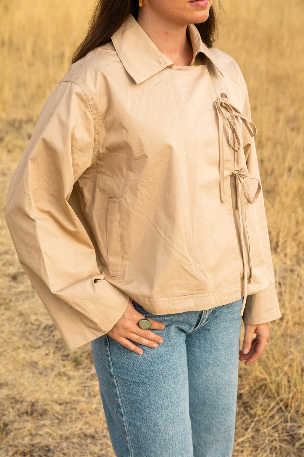 Poplin Jacket // Sand