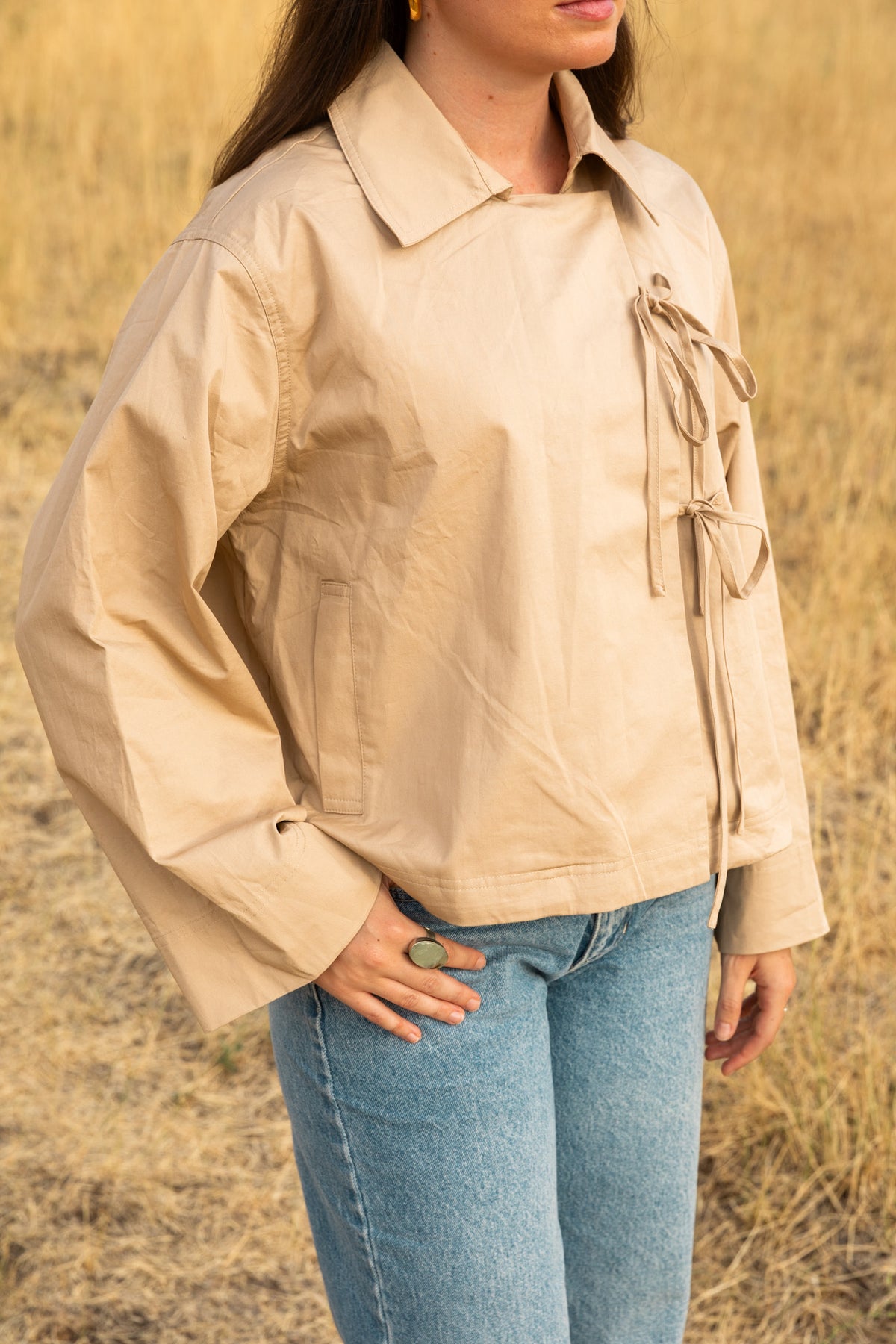 Poplin Jacket // Sand