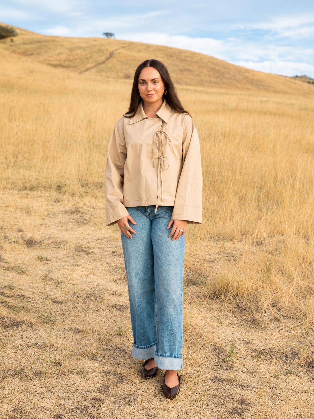 Poplin Jacket // Sand